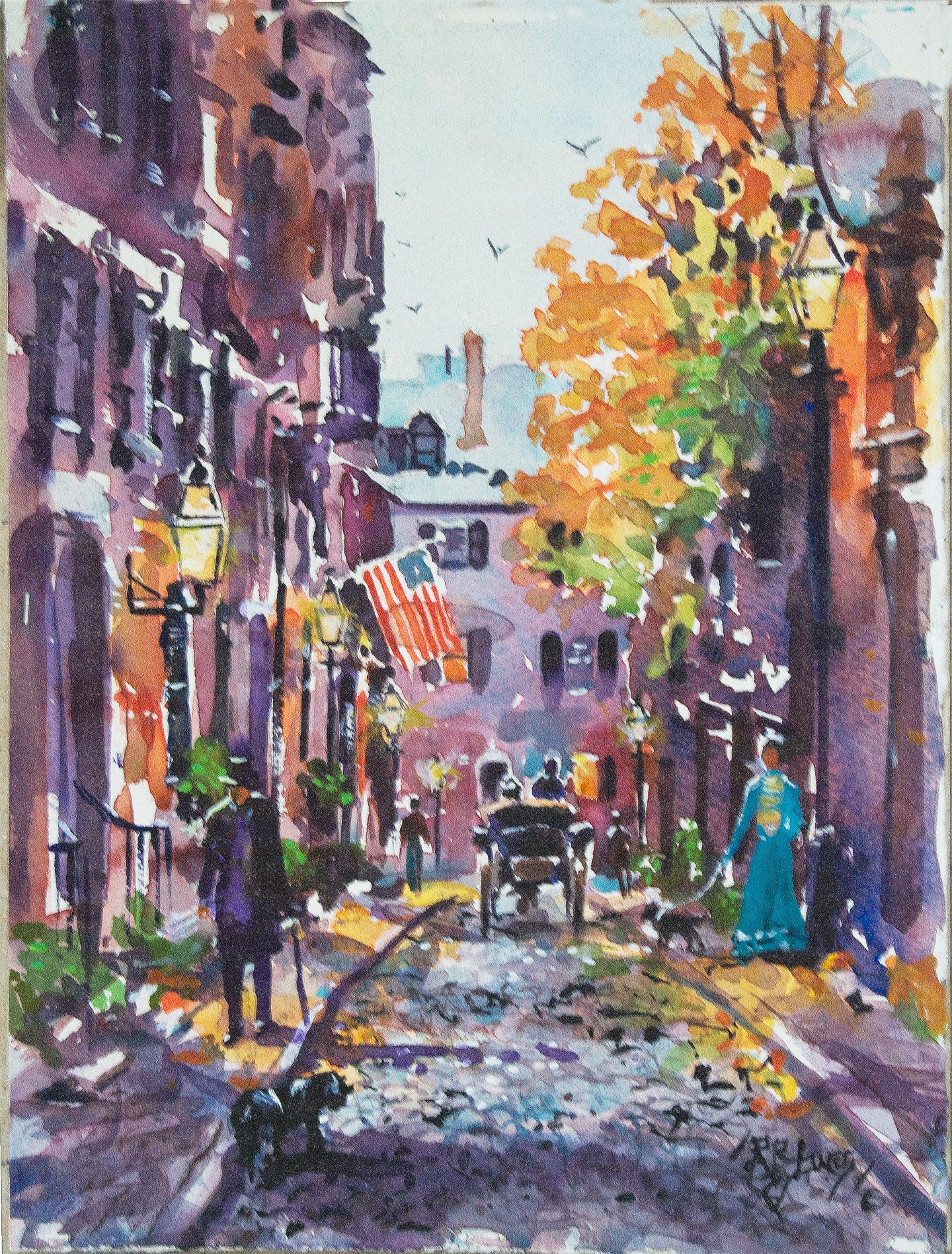 New! Boston Calendar showing the Paintings of Richard Burke Jones