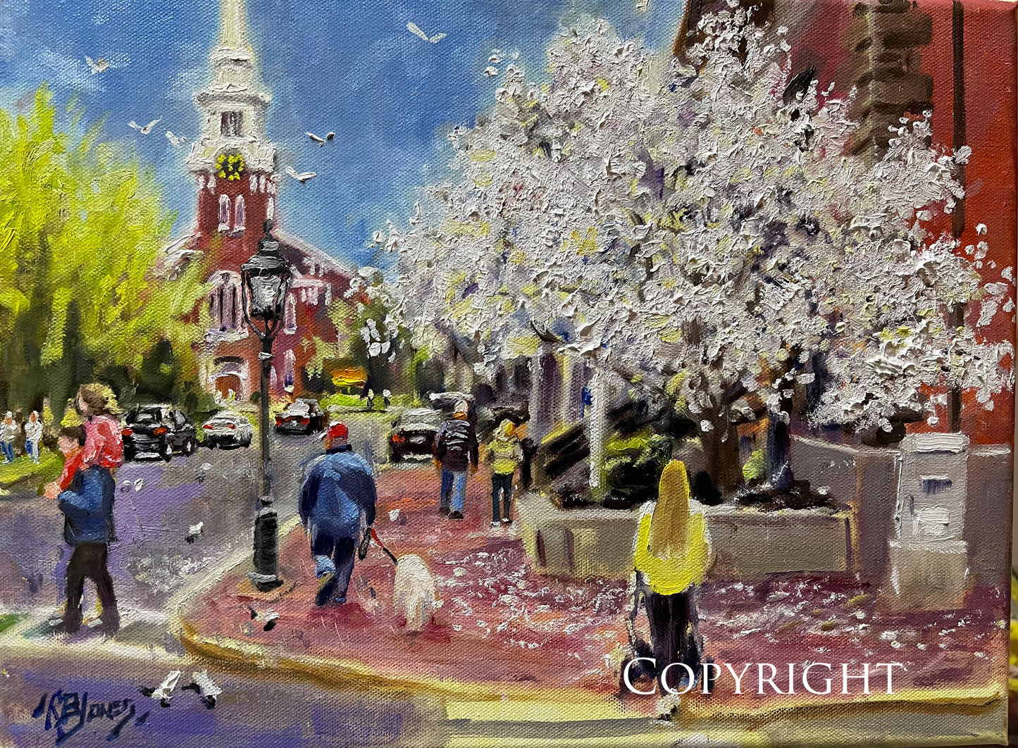 City Hall Magnolias, Newburyport