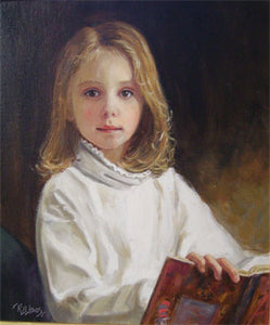 Sample Child Oil Portrait