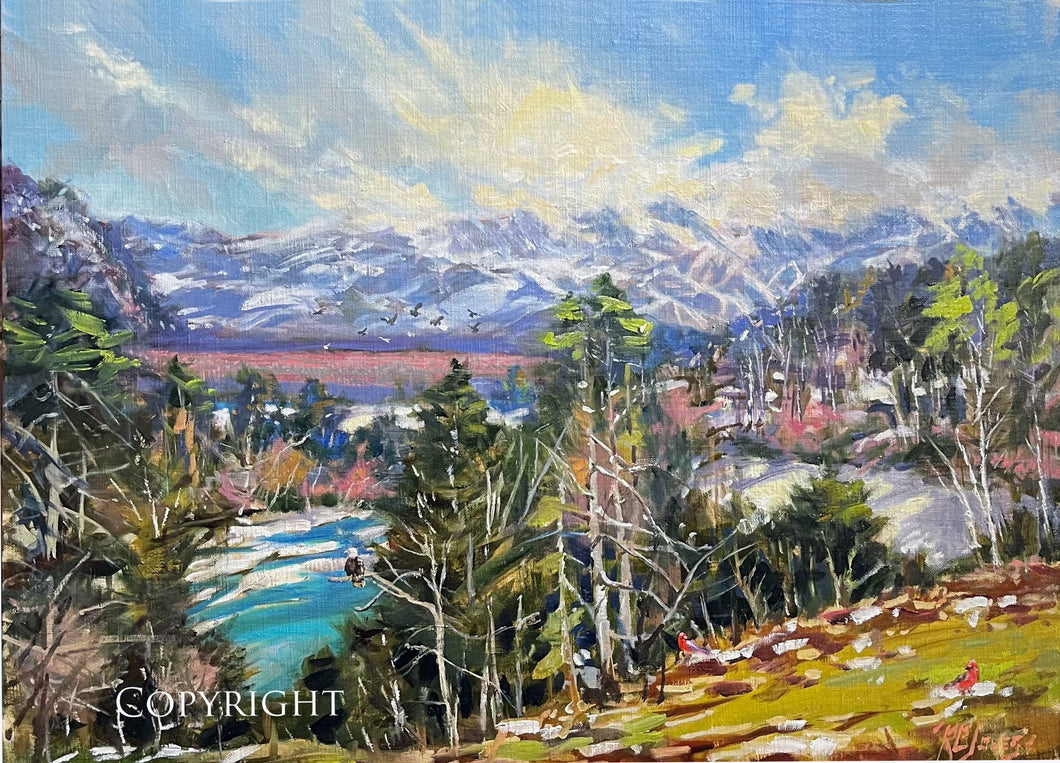 Intervale, No. Conway, NH, Oil on Linen, 18 x 24