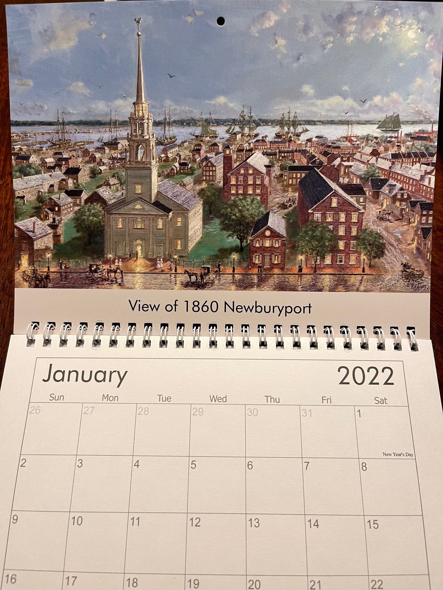 New! A 2021 Calendar with 13 Color Images of the Paintings by Richard Burke Jones