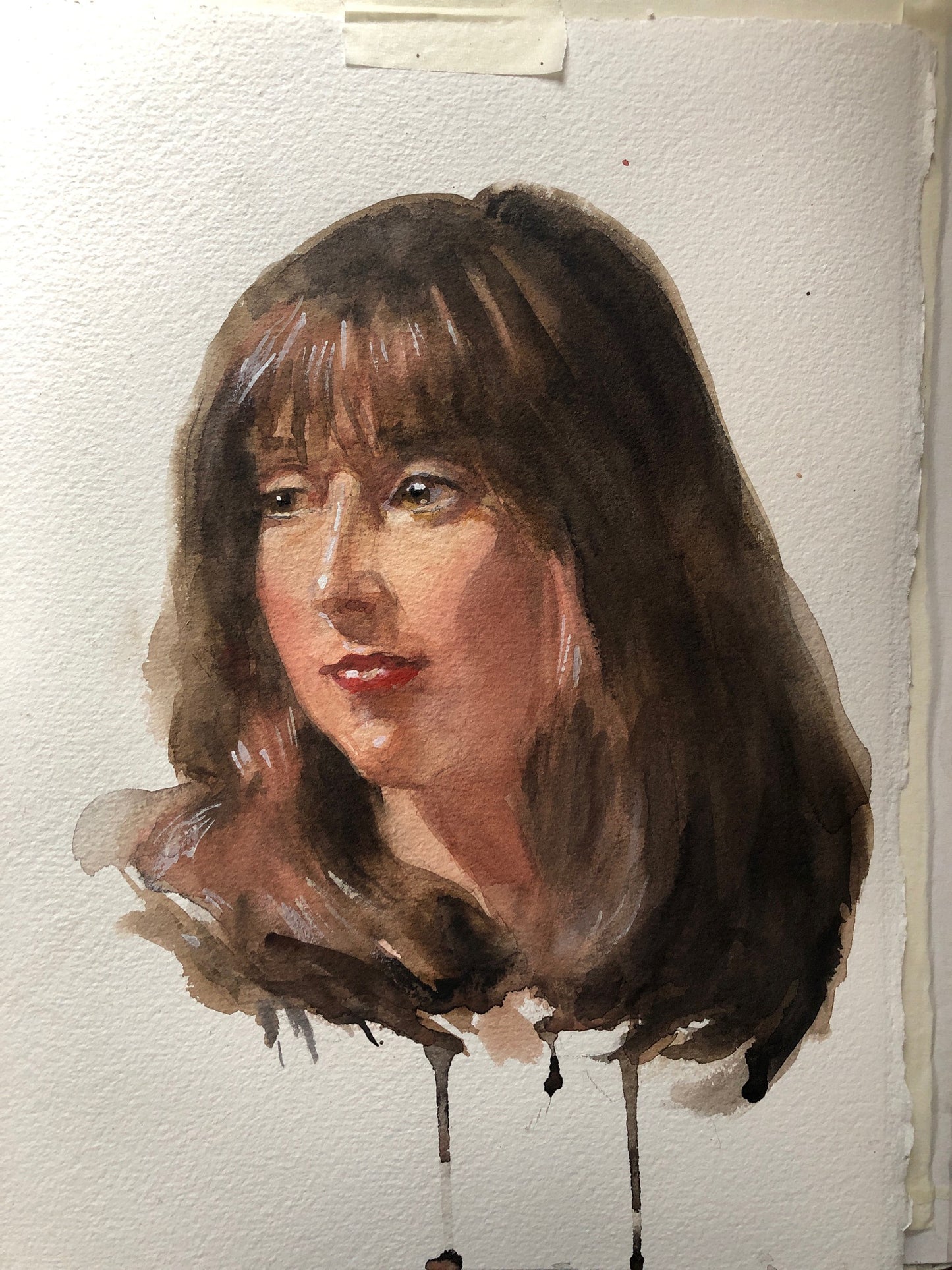 Sample Watercolor Portrait