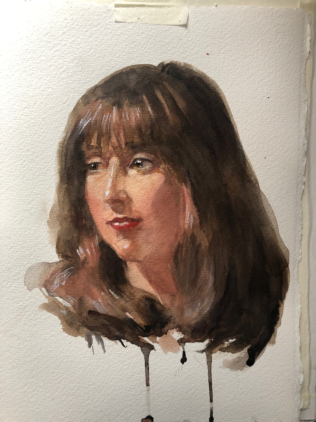 Sample Watercolor Portrait