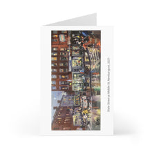 State Street at Middle St Greeting Cards (horizontal)(7 pcs) showing Oil Painting by Richard Burke Jones