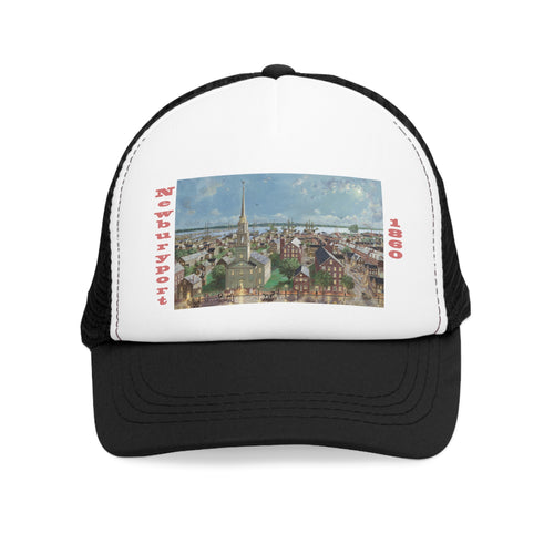 Mesh Cap showing the history painting of 