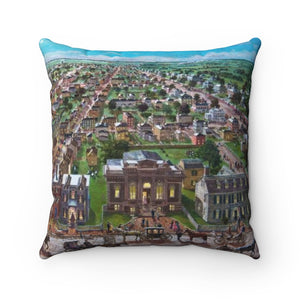 Upper State Street and Beyond, Newburyport, 1870s Pillow Case - Express Delivery