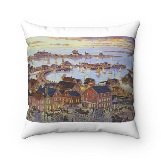 Main Street Nantucket, 19C View Pillow Case