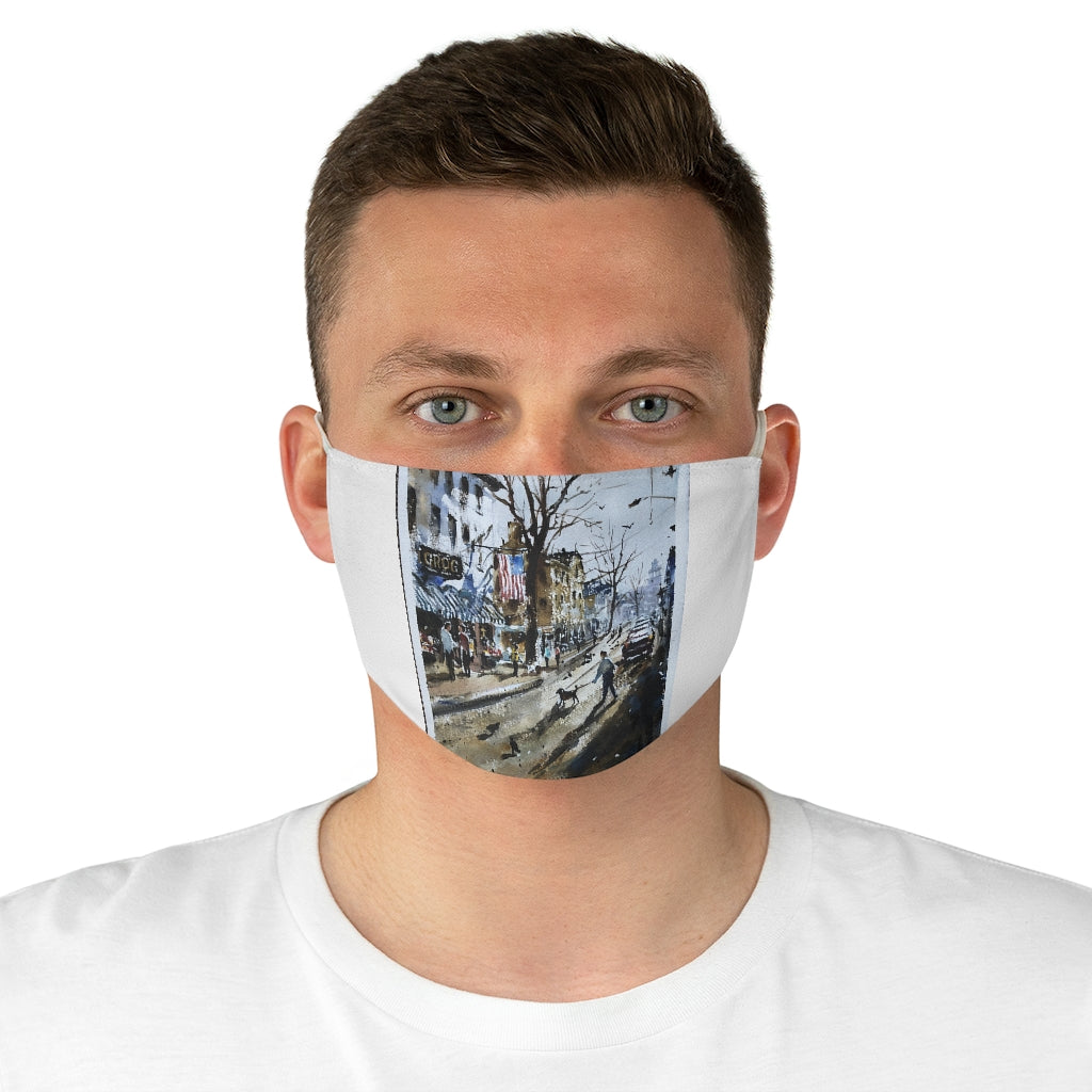 Fabric Face Mask showing "The Grog"