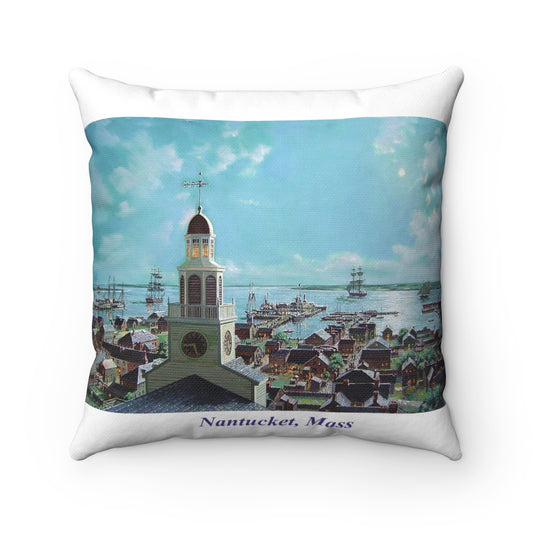 So Tower, Nantucket Pillow with Insert by Richard Burke Jones