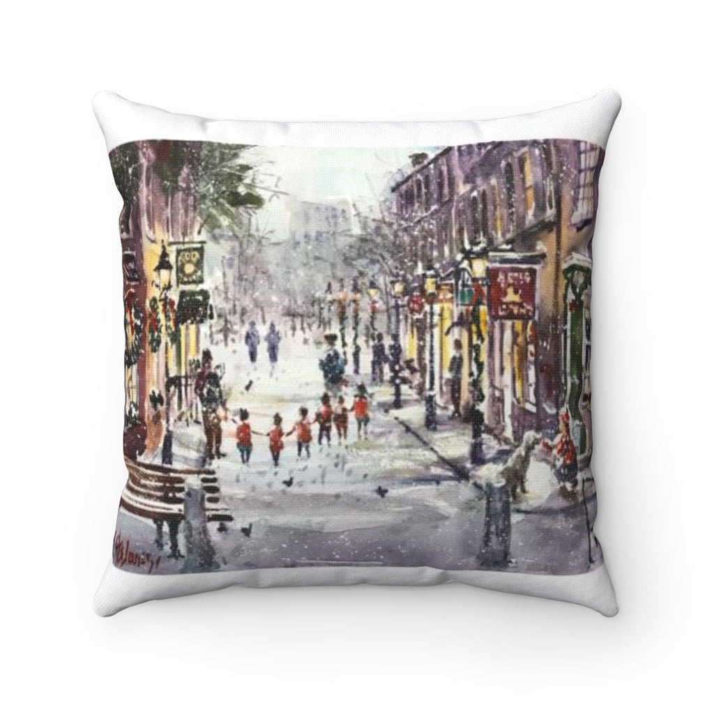 Train Back To School, Inn St, Newburyport Pillow Case