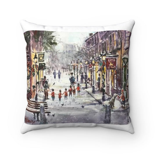 Train Back To School, Inn St, Newburyport Pillow Case