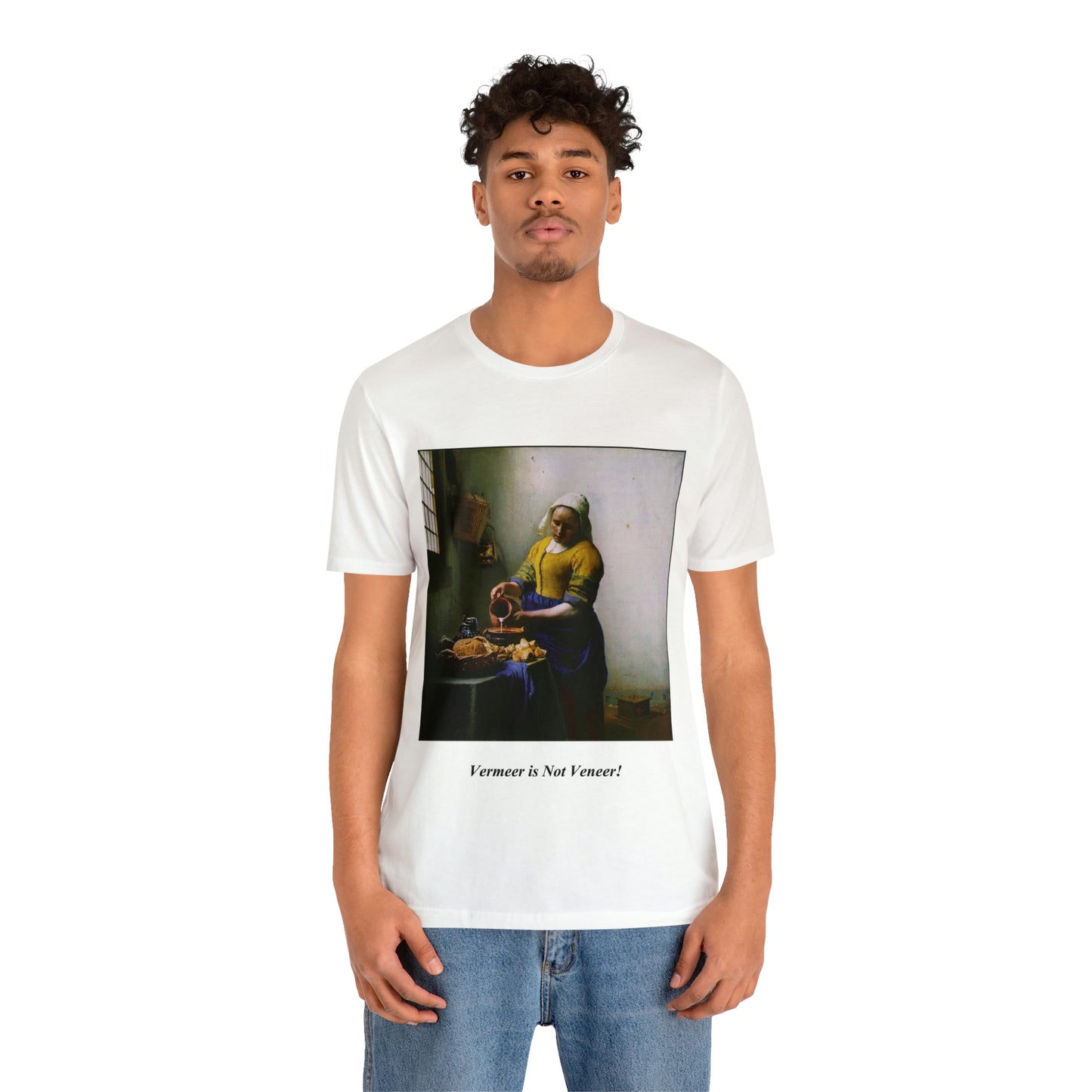 Vermeer is not Veneer - Unisex Jersey Short Sleeve Tee