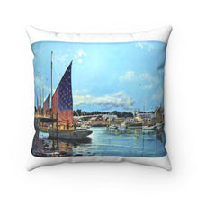 View from Long Wharf, 19th C Nantucket Pillow Case