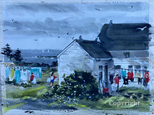 Clothes Lines, Monhegan Island